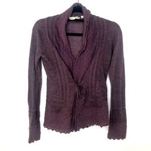 Sparrow Women's Small Purple Cardigan